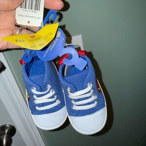 DC Comics Blue and White Kids Sneakers